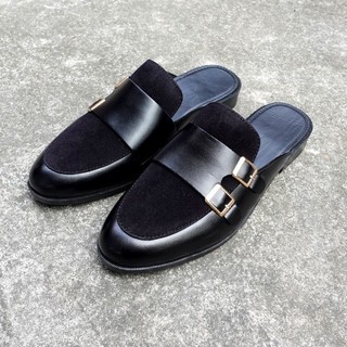 Giày sục nam da lộn phom dáng Monk Strap phong cách cực cuốn
