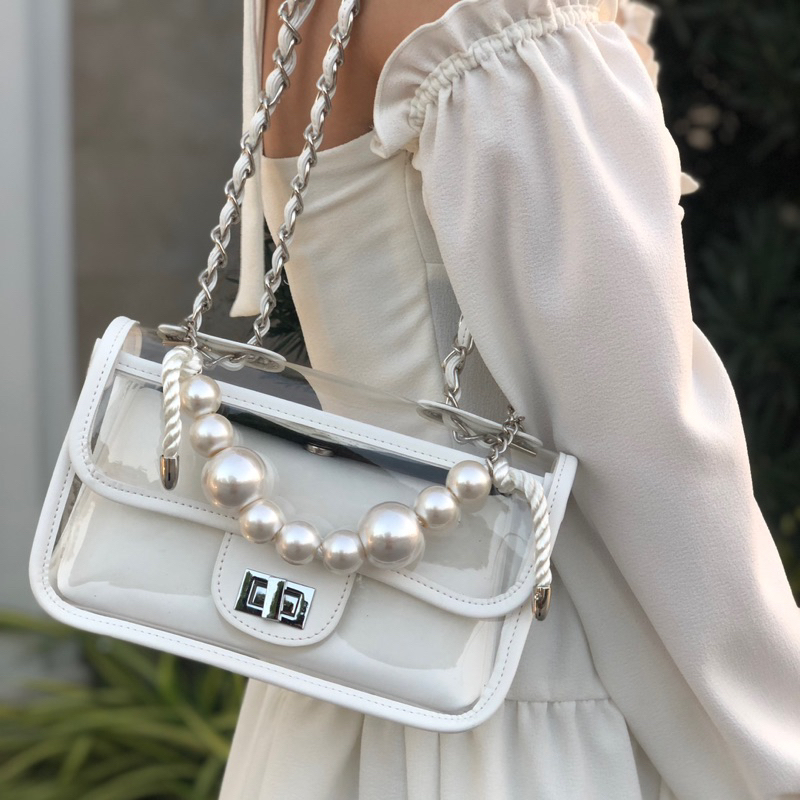 Túi Xách Posie Bag White