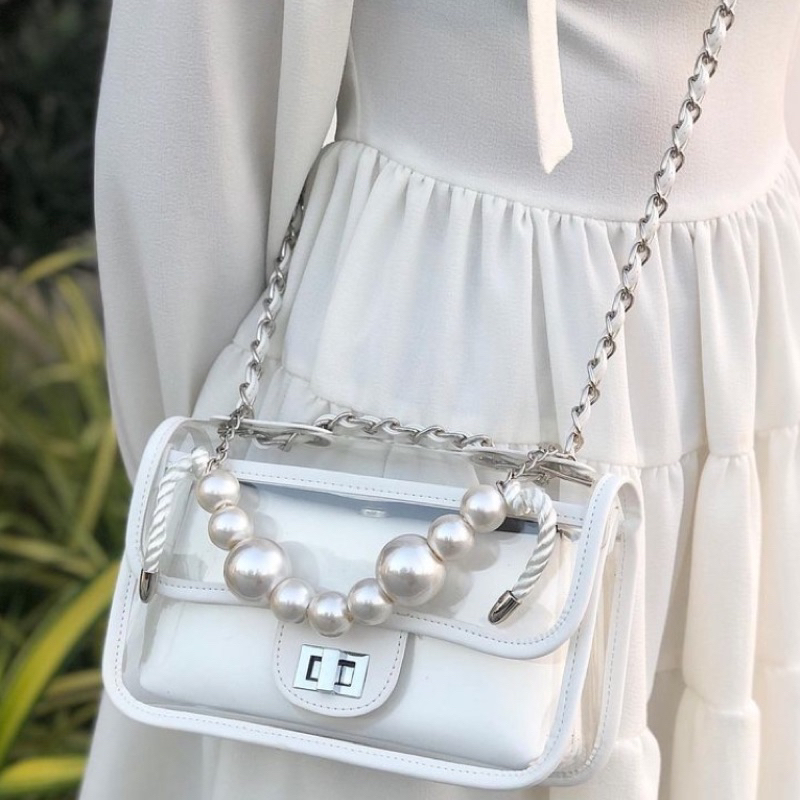 Túi Xách Posie Bag White