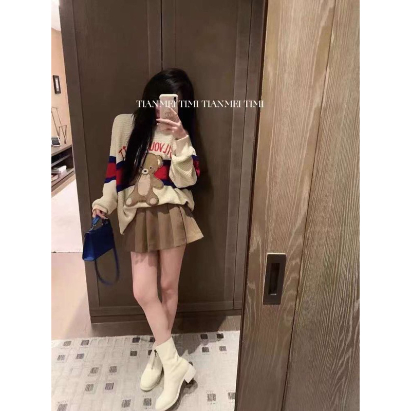 ÁO LEN ĐÍNH GẤY DÀI TAY