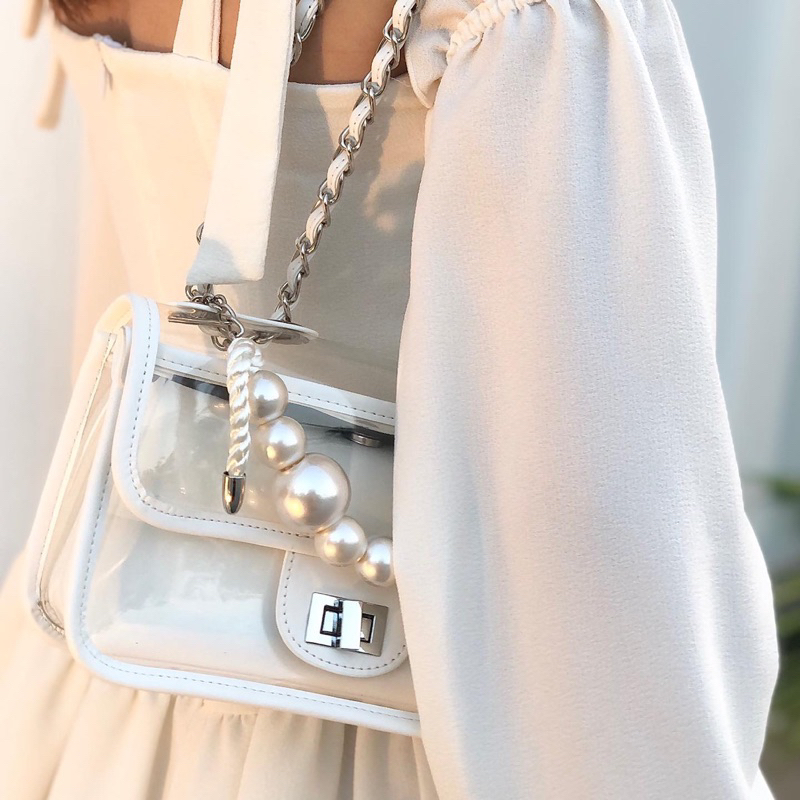 Túi Xách Posie Bag White