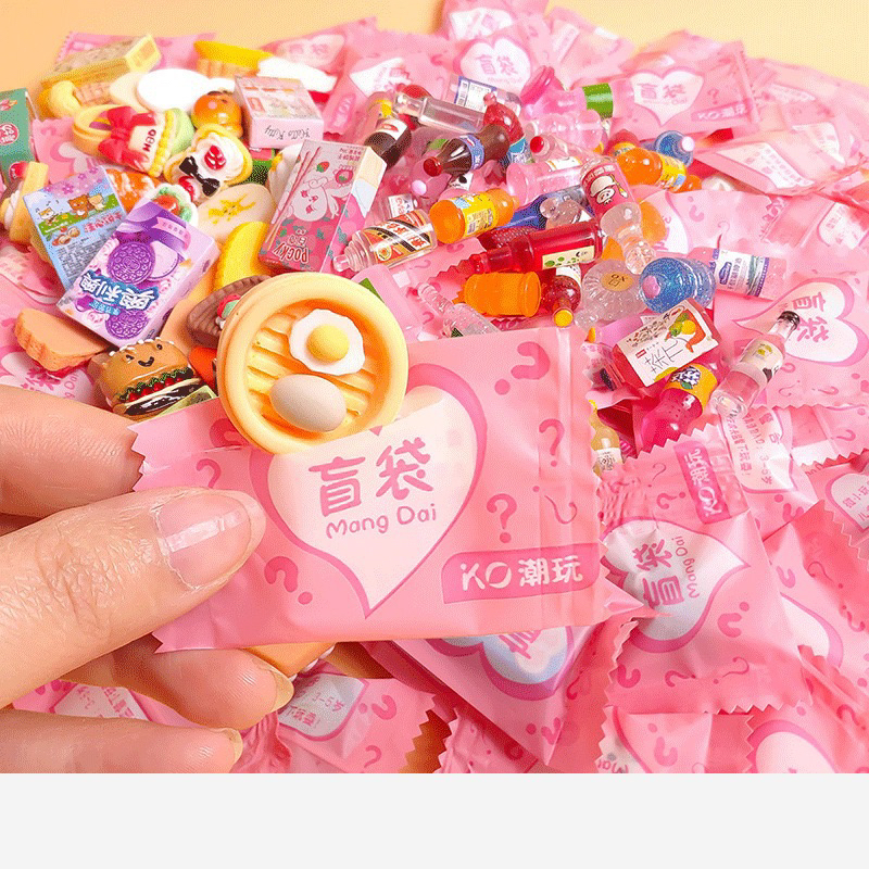 SET 10  TÚI   Đồ chơi túi mù blind bag ít trùng mẫu 001