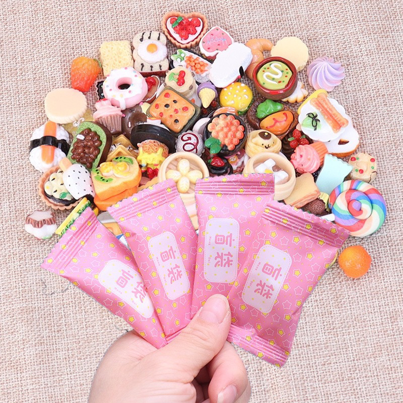 SET 10  TÚI   Đồ chơi túi mù blind bag ít trùng mẫu 001