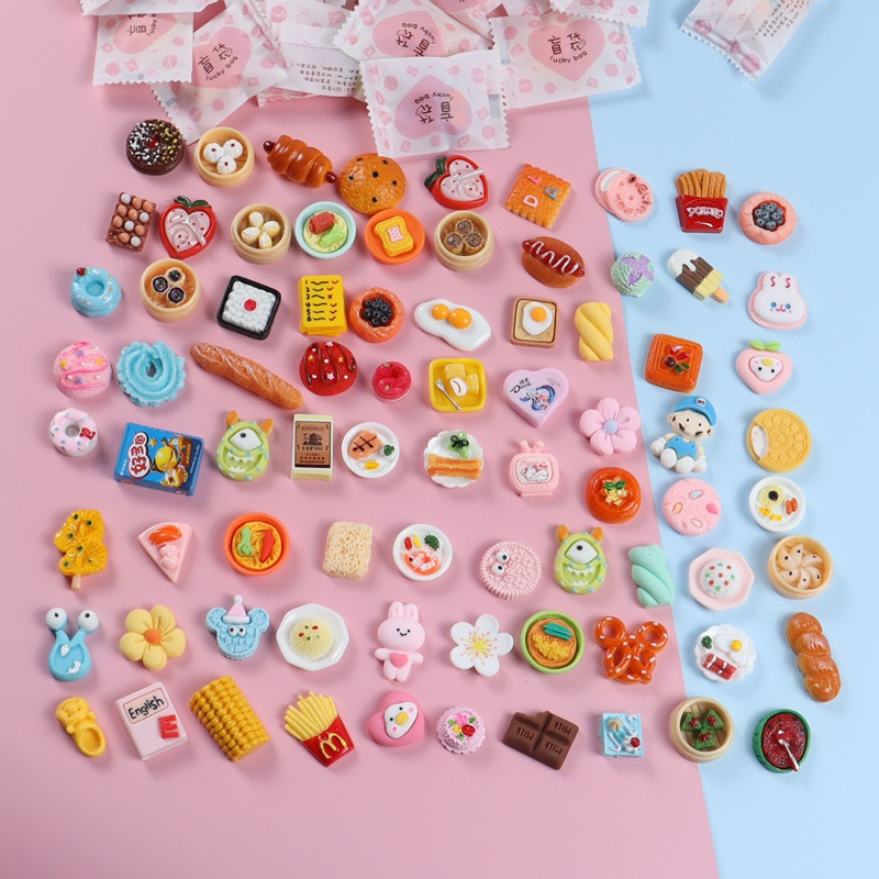 SET 10  TÚI   Đồ chơi túi mù blind bag ít trùng mẫu 001