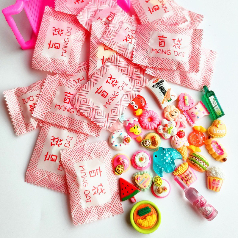 SET 10  TÚI   Đồ chơi túi mù blind bag ít trùng mẫu 001