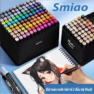  Bút màu dạ marker 24 36 48 60 80 cây màu Touch tặng kèm túi  24 - 36 - 48 - 60 - 80pcs  