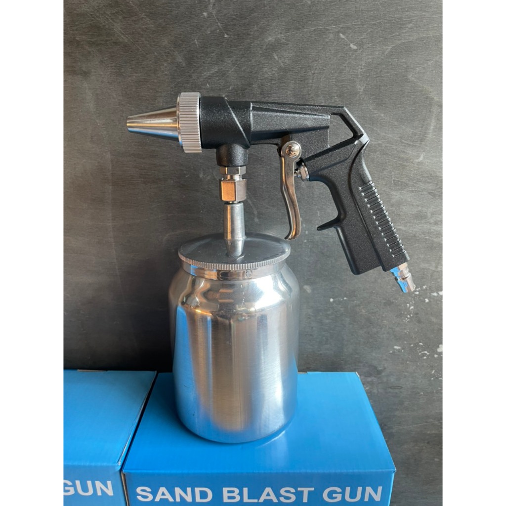 Súng phun cát khí nén cao cấp, súng bắn cát cầm tay loại bỏ rỉ sét,tạo nhám bề mặt gỗ, gốm sứ - Dùng cho máy nén khí