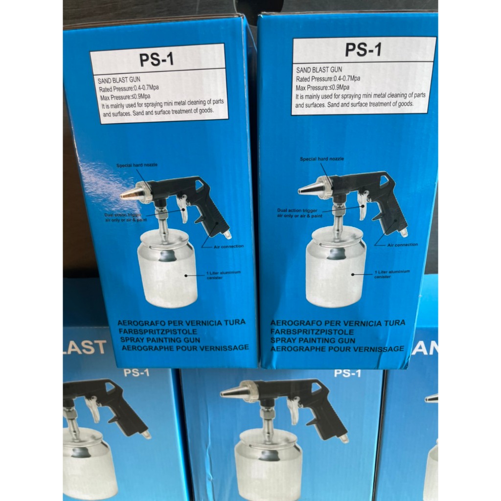 Súng phun cát khí nén cao cấp, súng bắn cát cầm tay loại bỏ rỉ sét,tạo nhám bề mặt gỗ, gốm sứ - Dùng cho máy nén khí