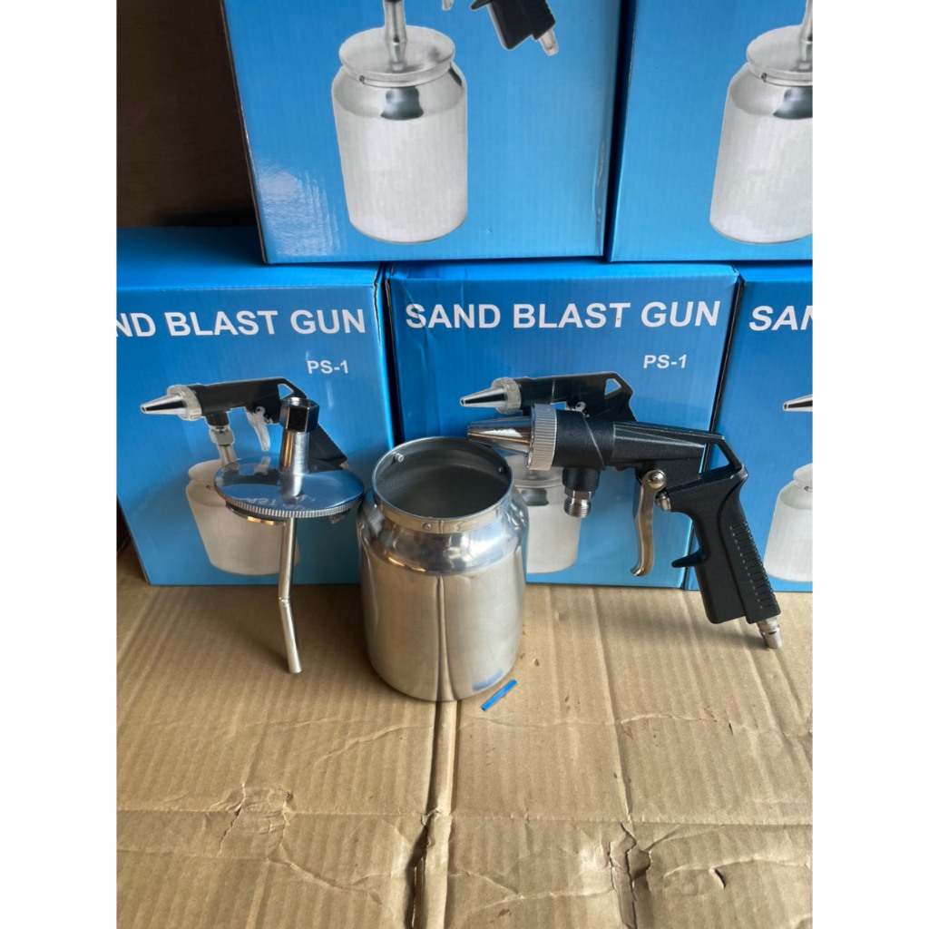Súng phun cát khí nén cao cấp, súng bắn cát cầm tay loại bỏ rỉ sét,tạo nhám bề mặt gỗ, gốm sứ - Dùng cho máy nén khí