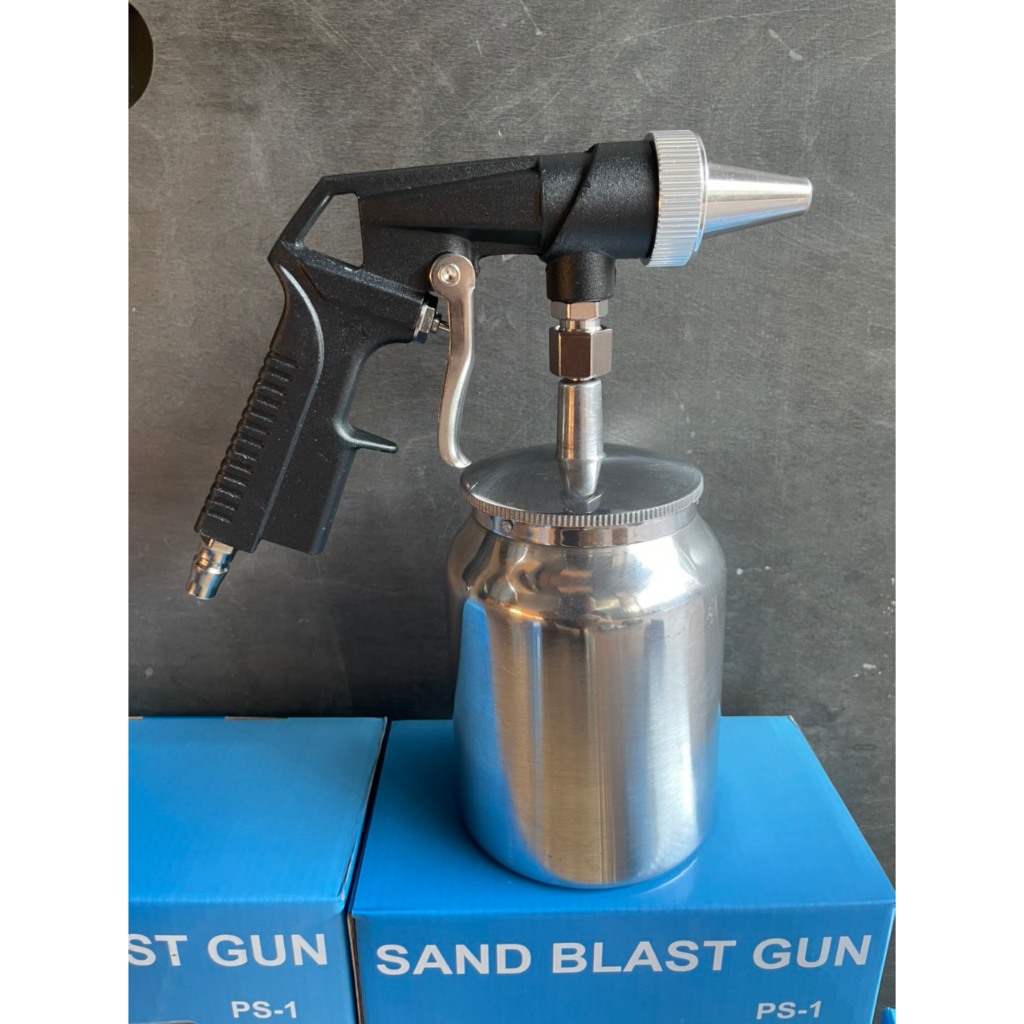 Súng phun cát khí nén cao cấp, súng bắn cát cầm tay loại bỏ rỉ sét,tạo nhám bề mặt gỗ, gốm sứ - Dùng cho máy nén khí