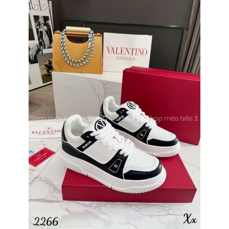 Giày thể thao valen viền pha đế trắng fullbox