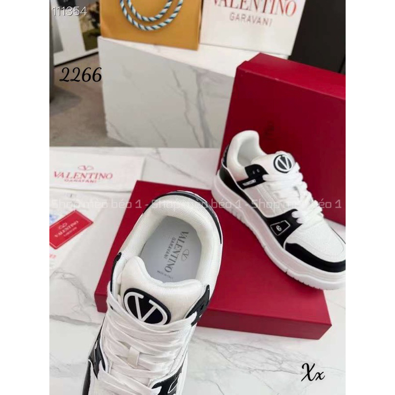 Giày thể thao valen viền pha đế trắng fullbox