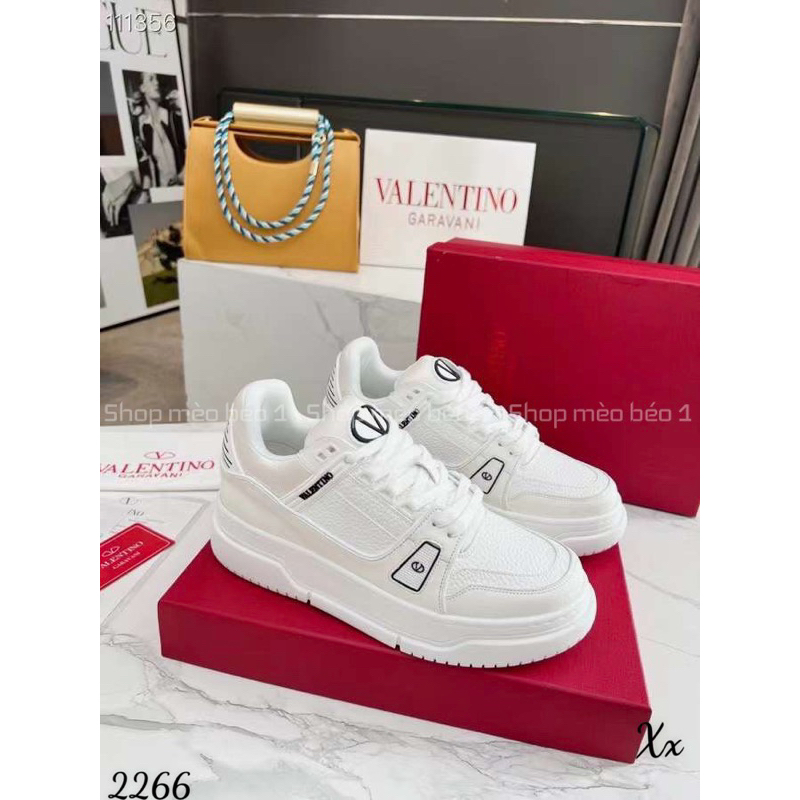 Giày thể thao valen viền pha đế trắng fullbox