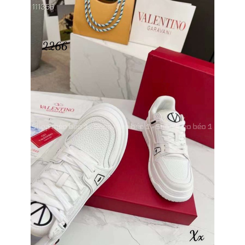 Giày thể thao valen viền pha đế trắng fullbox
