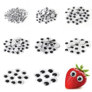 Mô hình mắt động vật tự dán trang trí đồ thủ công kích thước 5-24mm