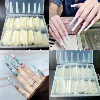 Hộp móng típ phom dài đắp gel bột hàng chuẩn đủ phom