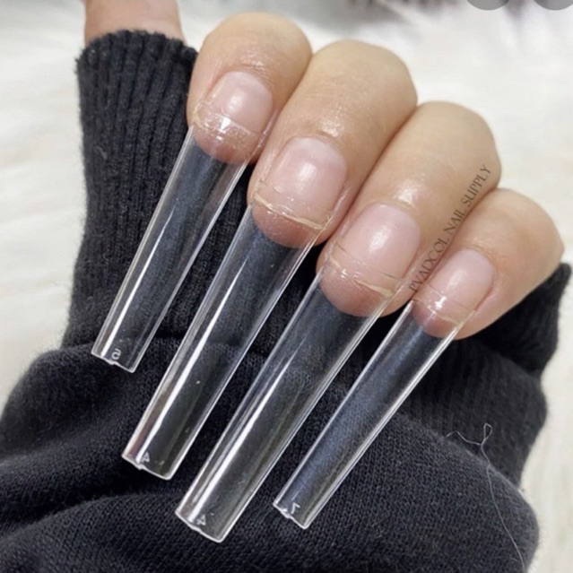 Hộp móng típ phom dài đắp gel bột hàng chuẩn đủ phom