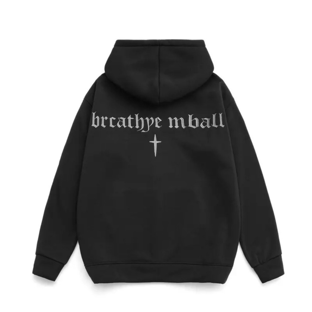 Áo Hoodie thêu chữ thập mũ to 2 lớp chất nỉ bông cao cấp nhiều màu form rộng nam nữ unisex