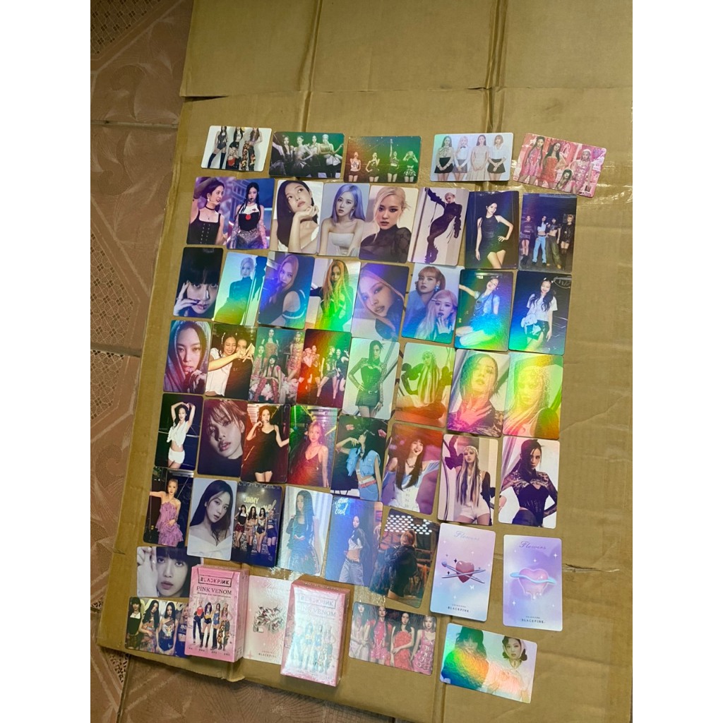 Bộ 50 Lomo Card BlackPink Hologram Thẻ Bo Góc Album Thần Tượng Kpop PHOTO CARD