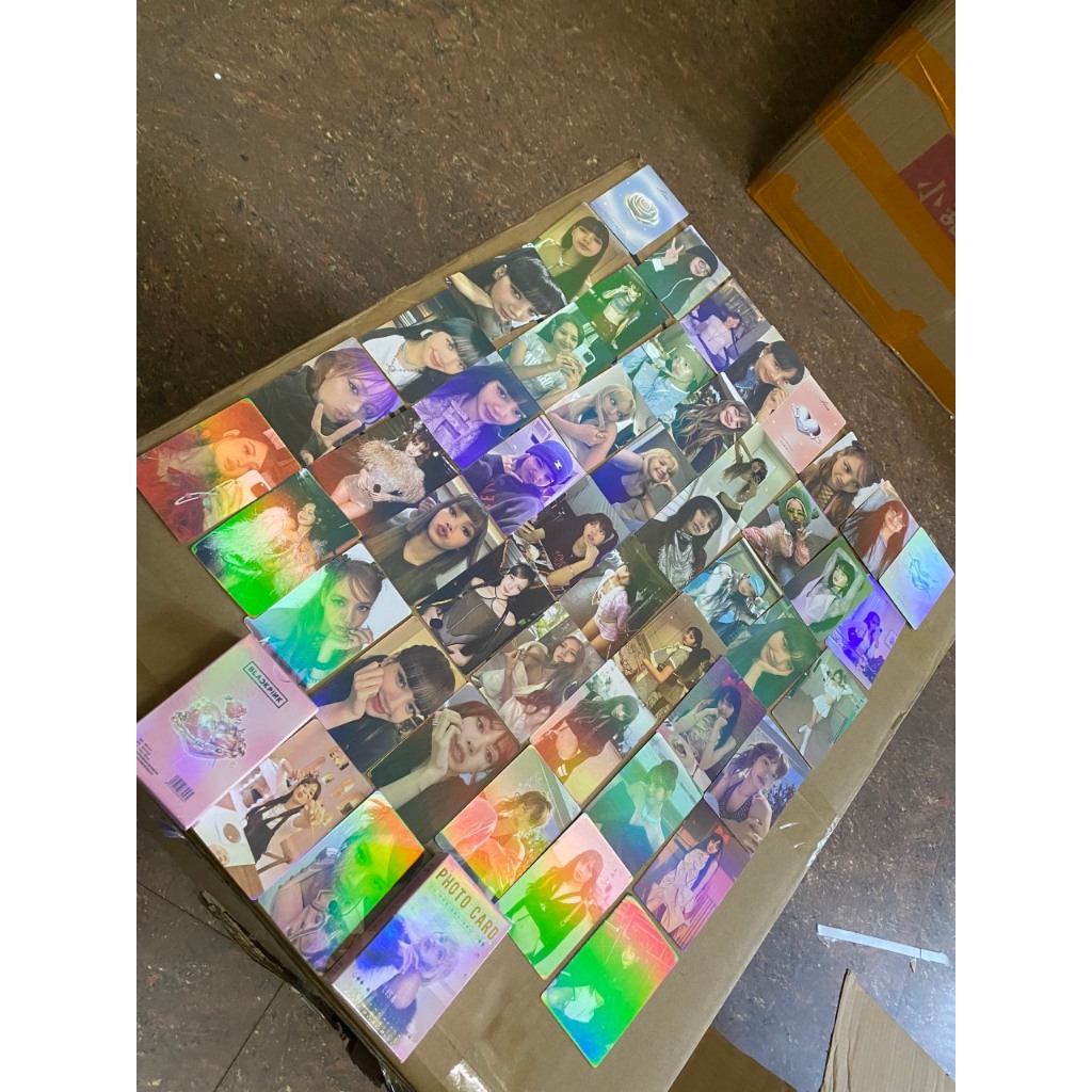 Bộ 50 Lomo Card BlackPink Hologram Thẻ Bo Góc Album Thần Tượng Kpop PHOTO CARD