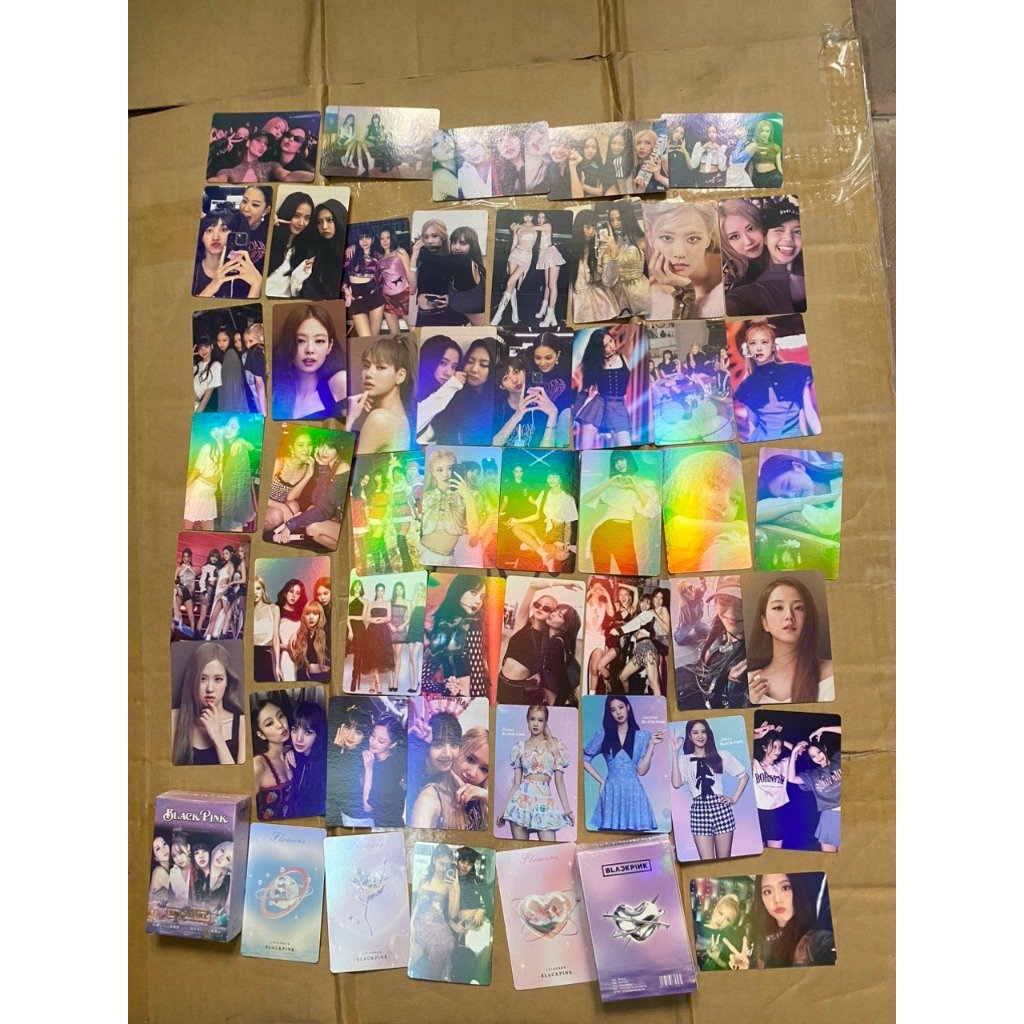 Bộ 50 Lomo Card BlackPink Hologram Thẻ Bo Góc Album Thần Tượng Kpop PHOTO CARD