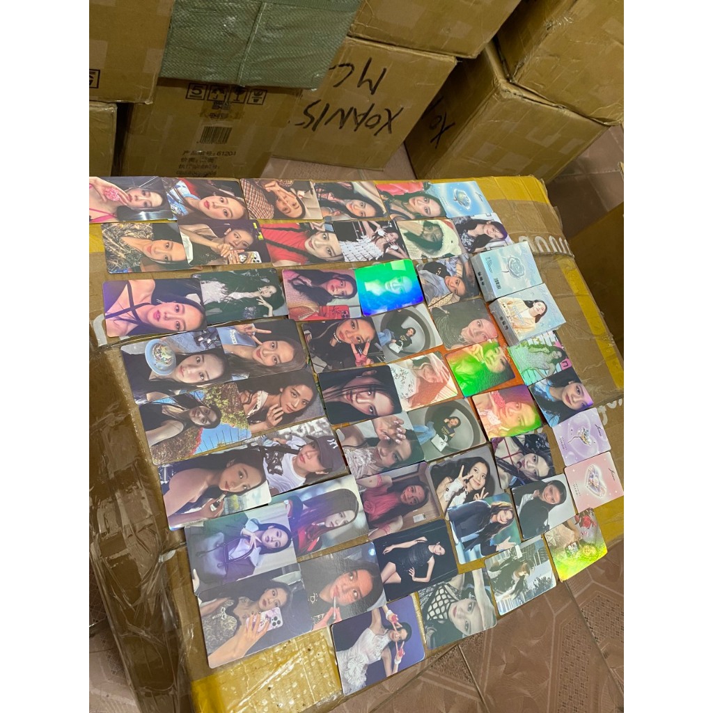 Bộ 50 Lomo Card BlackPink Hologram Thẻ Bo Góc Album Thần Tượng Kpop PHOTO CARD