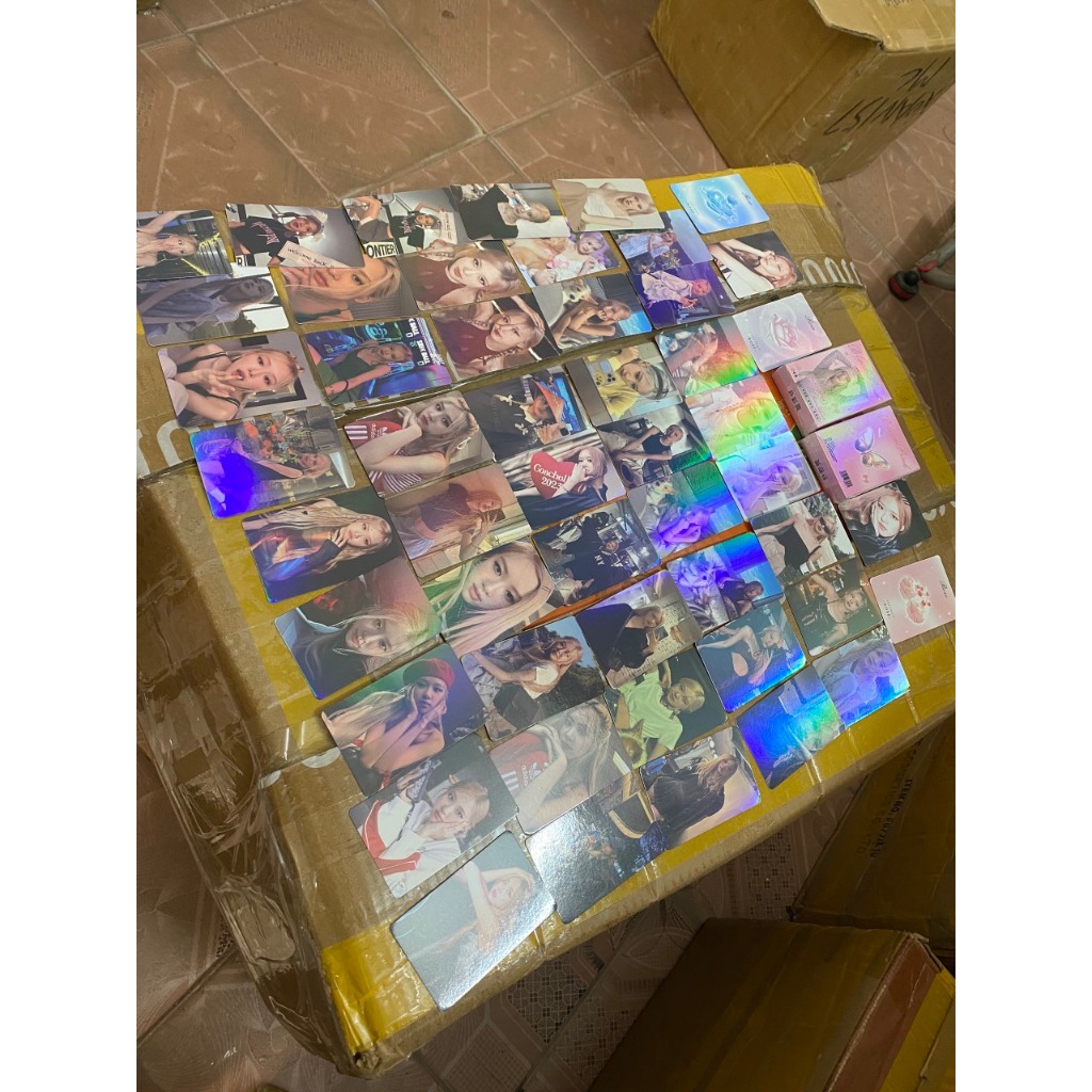 Bộ 50 Lomo Card BlackPink Hologram Thẻ Bo Góc Album Thần Tượng Kpop PHOTO CARD