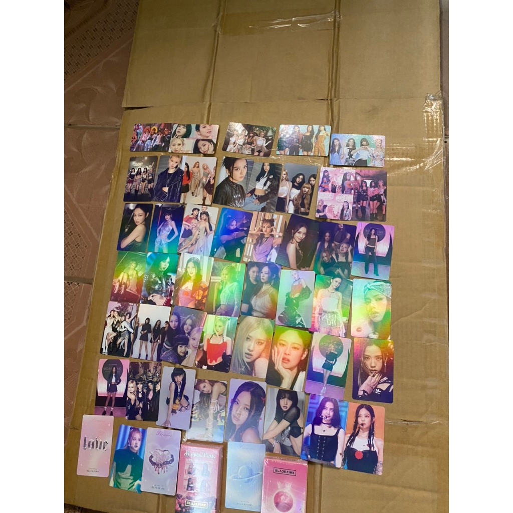 Bộ 50 Lomo Card BlackPink Hologram Thẻ Bo Góc Album Thần Tượng Kpop PHOTO CARD