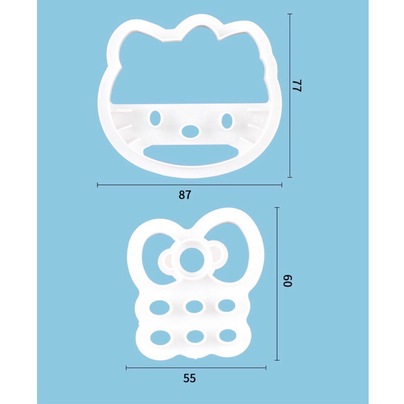Khuôn tạo hình kitty làm bánh bao
