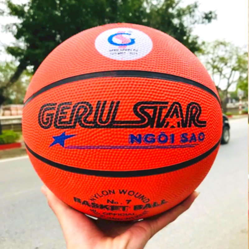 Bóng rổ Gerustar số 3,5,6,7 tặng kèm kim bơm , túi lưới  Đúng 100% Video🏀