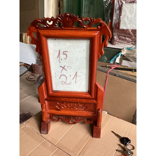 Khung ảnh thờ gỗ hương 15x21, 18x24,13x18 lòng khung