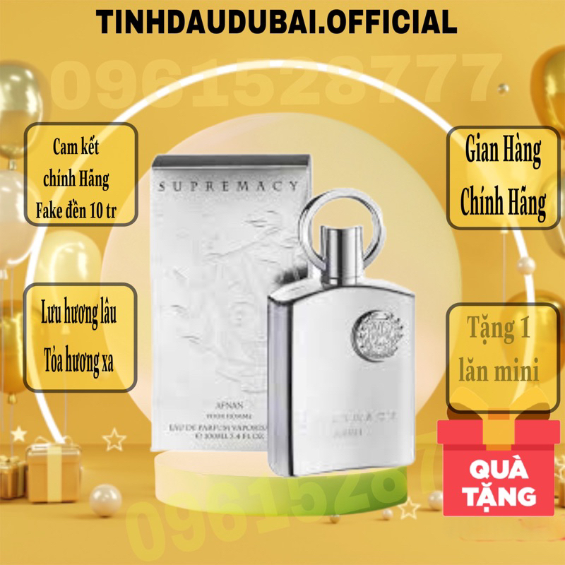 Nước Hoa Nam Supermacy Silver 100ml