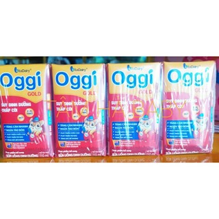Lốc sữa bột pha sẵn oggi gold 4 hộp x 110ml