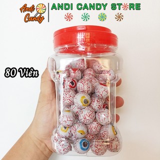 Kẹo socola hình con mắt halloween party 80 viên 260gr