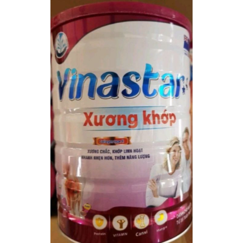 Sữa Bột Vinastar XƯƠNG KHỚP -Dành cho người bị loãng xương ,và cơ xương khớp