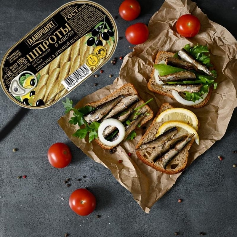 CÁ TRÍCH CƠM BALTIC NGÂM DẦU OLIU NGA