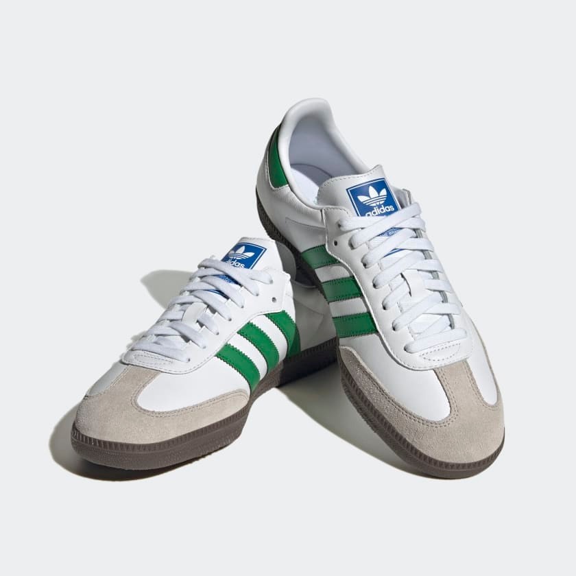 Giày Thể Thao Adidas Samba 8th Street Chalk White Green