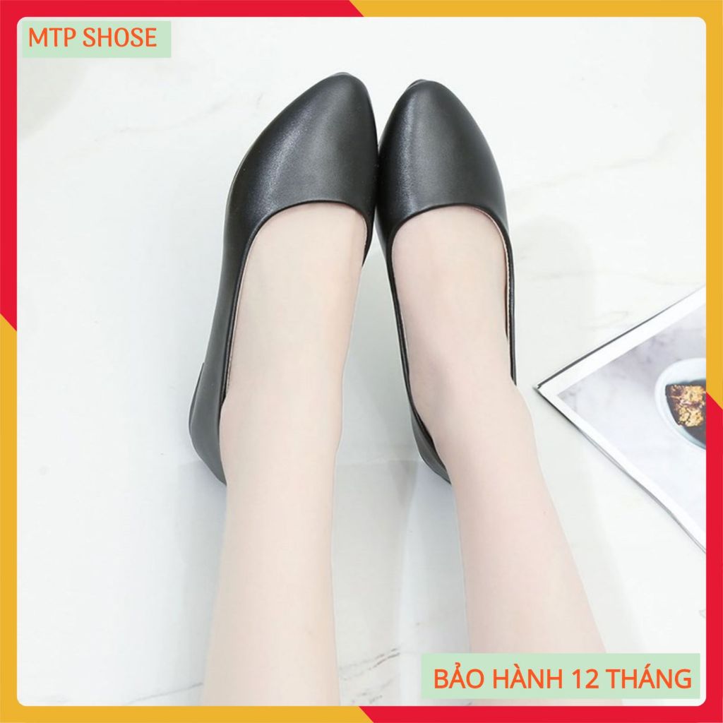 Giày búp bê ❤FREESHIP❤ giày bệt nữ da lỳ cao cấp đế cao su đúc siều mềm