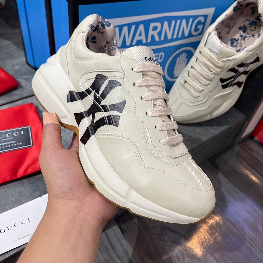 Giày thể thao Sneaker Gucci chunky môi đen, giày GC Môi Bản S.Cấp Full phụ kiện, Full Box Bill_đủ size 36-43/Giày cao cấ