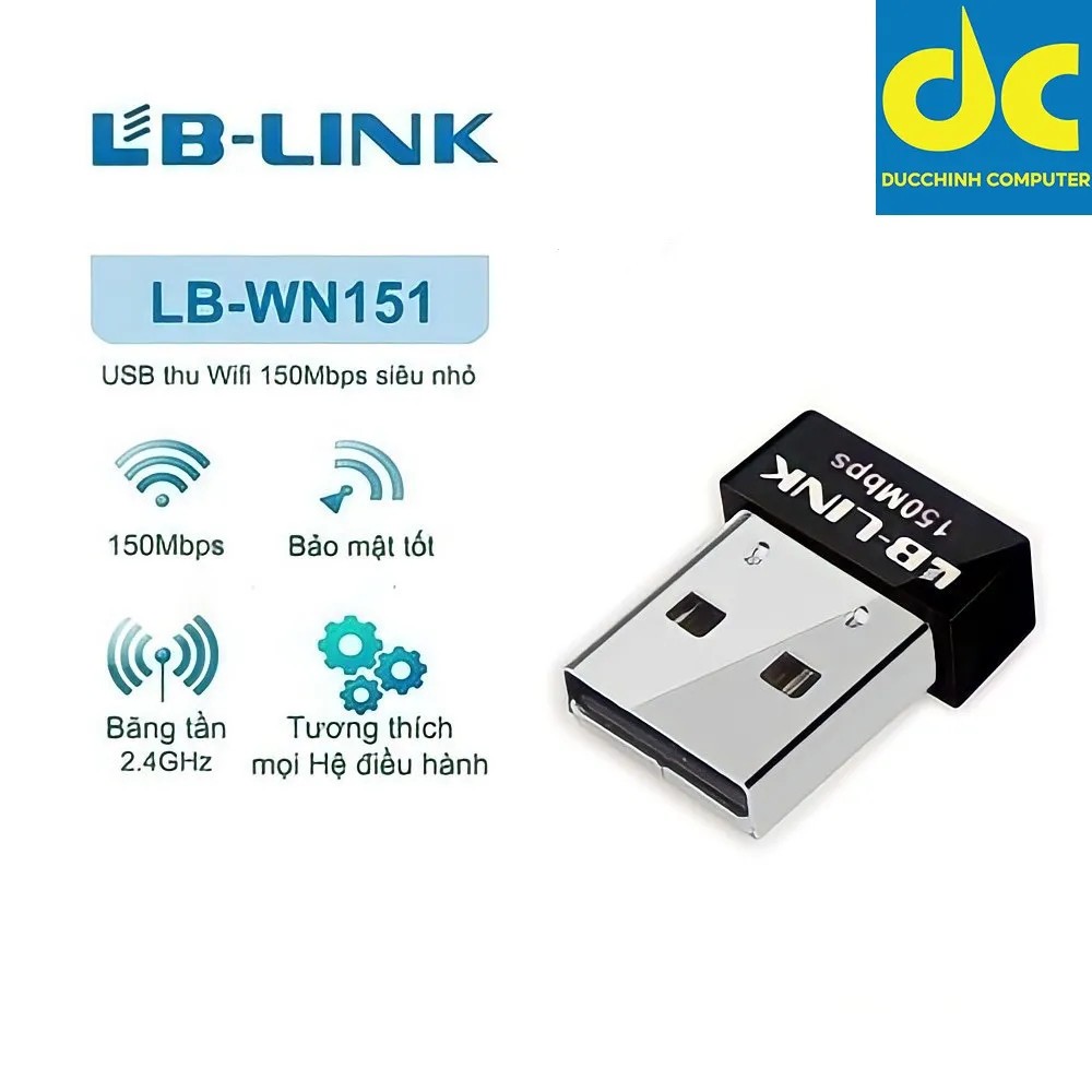 Usb thu wifi siêu nhỏ LB-LINK BL-WN151, BL-WN155A BL-WN351 tốc độ 150Mbps 300Mbps