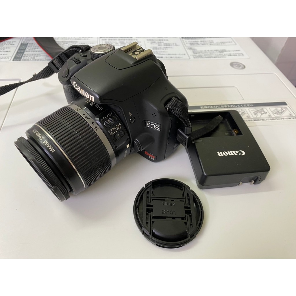 Máy ảnh Canon EOS Rebel T1i kèm Lens 18-55 IS mới đẹp