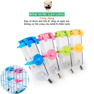 Bình nước gắn chuồng chó mèo