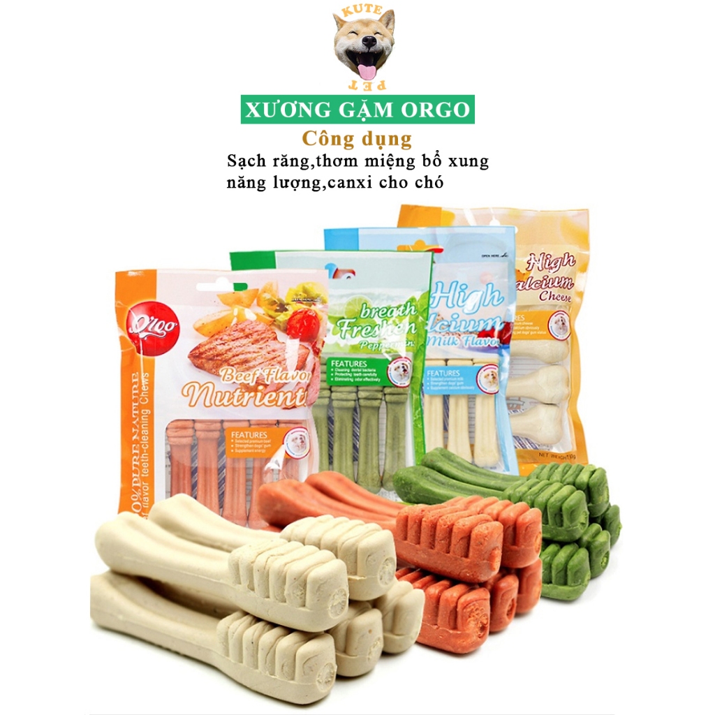 Xương Gặm Orgo Sạch Răng Thơm Miệng Cho Chó