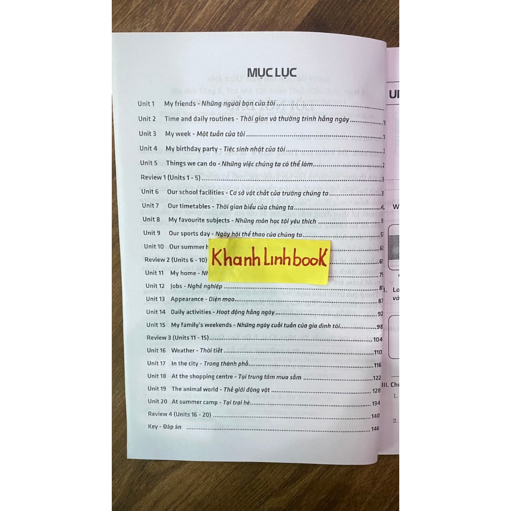 Sách - Đề Kiểm Tra Tiếng Anh Lớp 4 Theo Chương Trình SGK Mới