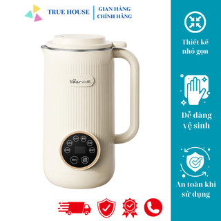 Máy xay đa năng ⚡ chính hãng ⚡ máy làm sữa hạt bear 600ml, 6 chức năng, xay nấu sữa hạt, xay sinh tố đa năng