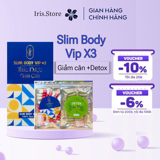 Giảm cân Slim Body Vip X3 siêu mạnh dành cho cơ địa khó
