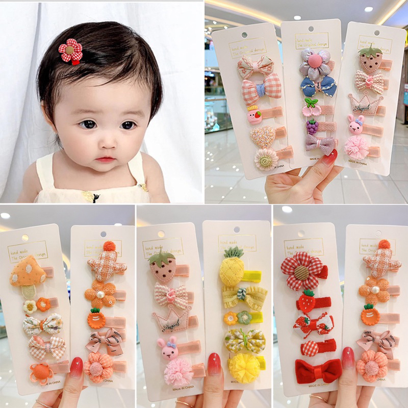 KẸP TÓC MINI MIX MÀU