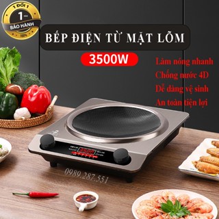 Bếp Điện Từ Mặt Lõm Công Suất Lớn 3500w  nấu cực nhanh có hẹn giờ tắt  , Tiết Kiệm Điện An Toàn Dễ Dàng Sử Dụng  TM-02