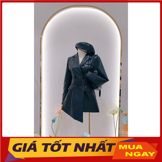 Đầm Da Dáng Vest Vạt Chéo Bo Eo Thời Trang Quảng Châu V5065 - Yamy888