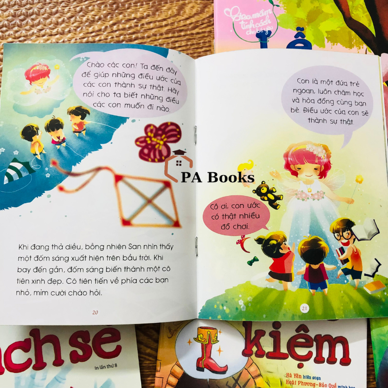 Sách - Combo 9 Cuốn Gieo Mầm Tính Cách Cho Bé Yêu - Truyện Tranh Cho Bé : chăm chỉ, khiêm tốn, sạch sẽ, tiết kiệm